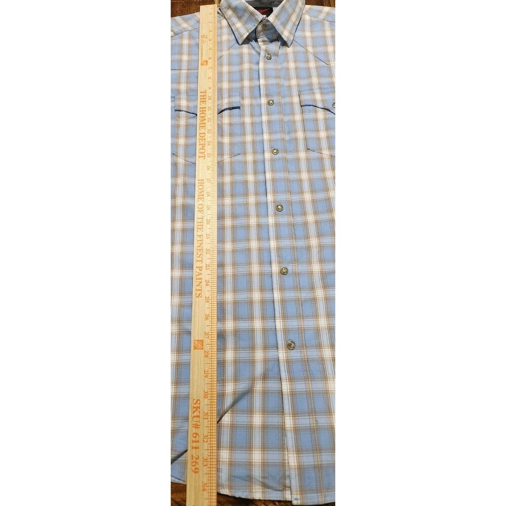 Wrangler Relentless Trevor Brazile Men's Western Pearl Snap Performance Shirt - Picture 7 of 8